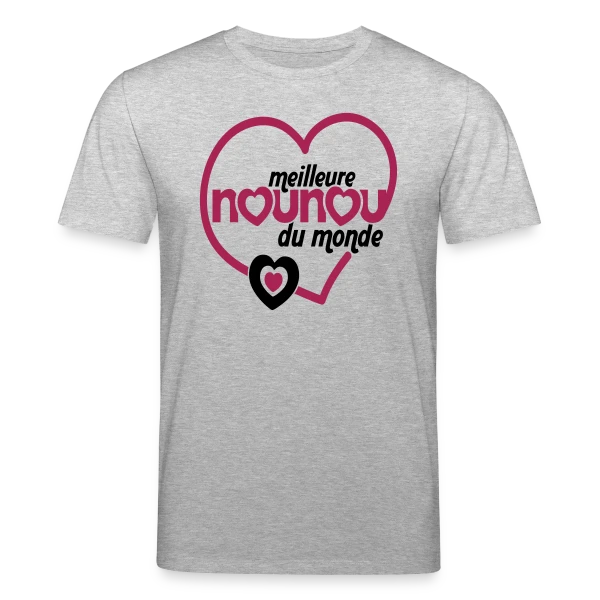 Maquette de T-shirt bio CREATOR Stanley/Stella Unisexe « Meilleure Nounou du Monde » à personnaliser