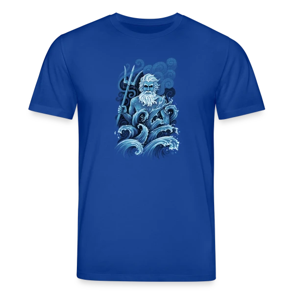 Maquette de T-shirt bio CREATOR Stanley/Stella Unisexe « Poséidon: Le Maître des Océans » à personnaliser