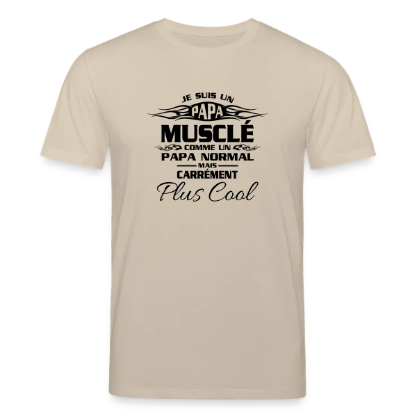 Maquette de T-shirt bio CREATOR Stanley/Stella Unisexe « Esprit Musclé & Fitness » à personnaliser