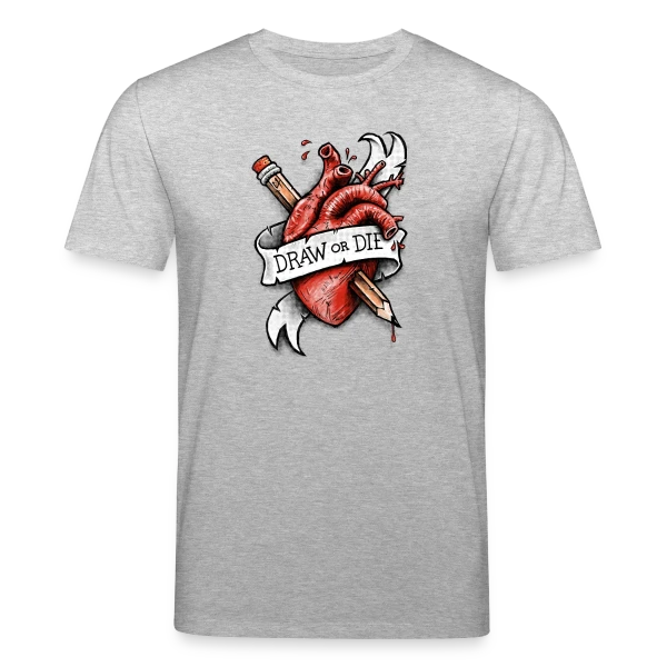 Maquette de T-shirt bio CREATOR Stanley/Stella Unisexe « Dessine ou Meurs » à personnaliser