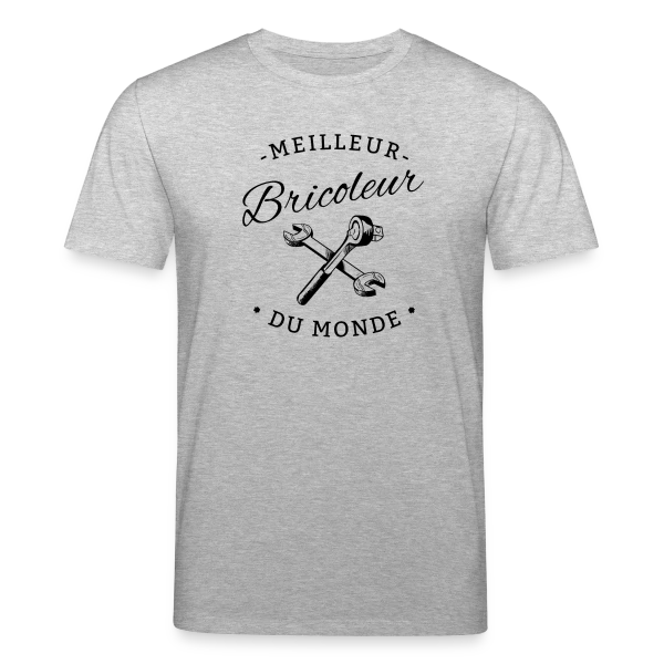Maquette de T-shirt bio CREATOR Stanley/Stella Unisexe « Le Meilleur Bricoleur du Monde » à personnaliser