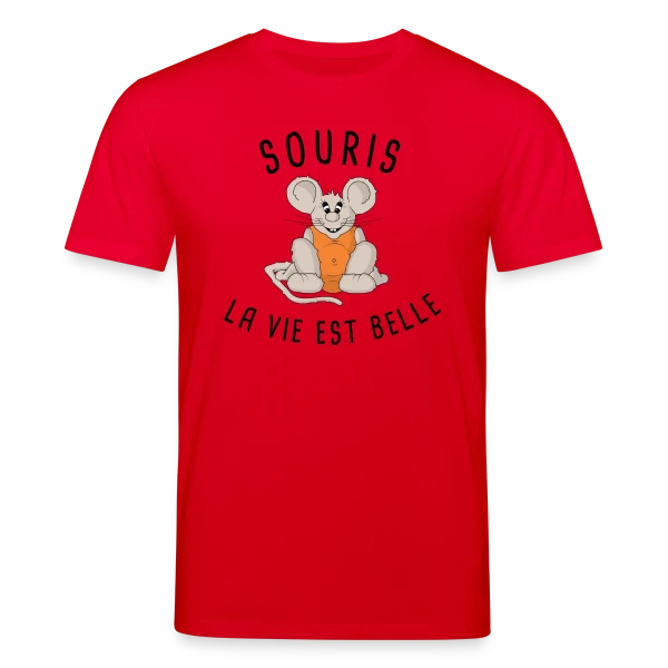 Maquette de Souris : La Vie est Belle ! à personnaliser