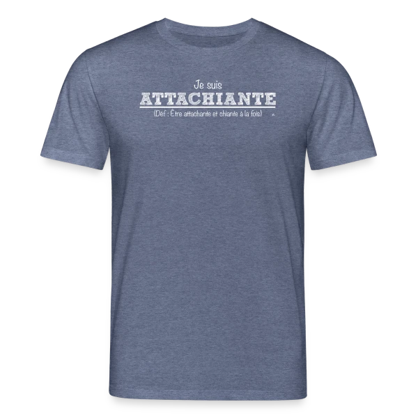 Maquette de T-shirt bio CREATOR Stanley/Stella Unisexe « Attachiante : Assumez Votre Caractère Unique » à personnaliser