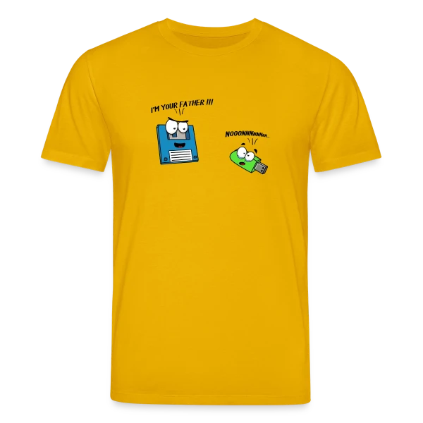 Maquette de T-shirt bio CREATOR Stanley/Stella Unisexe « Je suis ton père - Humour Galactique Culte » à personnaliser