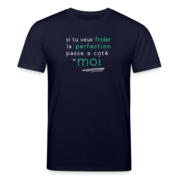 Maquette de T-shirt bio CREATOR Stanley/Stella Unisexe « La Perfection » à personnaliser