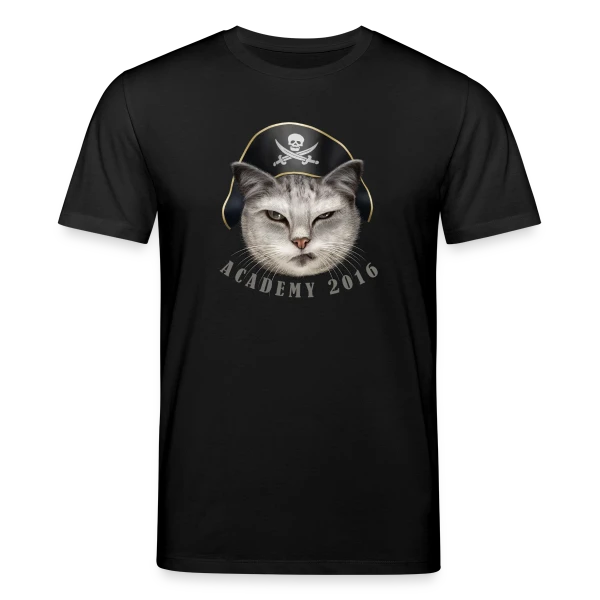 Maquette de T-shirt bio CREATOR Stanley/Stella Unisexe « Académie des Chats Pirates » à personnaliser