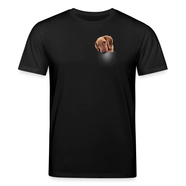 Maquette de T-shirt bio CREATOR Stanley/Stella Unisexe « Chien de Poche » à personnaliser