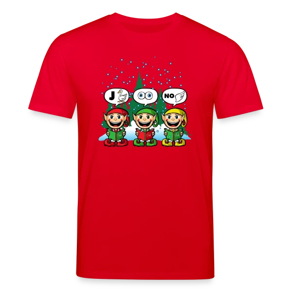 Maquette de T-shirt bio CREATOR Stanley/Stella Unisexe « Esprit de Noël » à personnaliser