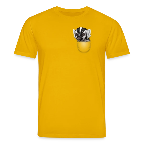 Maquette de T-shirt bio CREATOR Stanley/Stella Unisexe « Blaireau de Poche Caché » à personnaliser