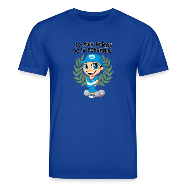 Maquette de T-shirt bio CREATOR Stanley/Stella Unisexe « Roi de la pétanque » à personnaliser