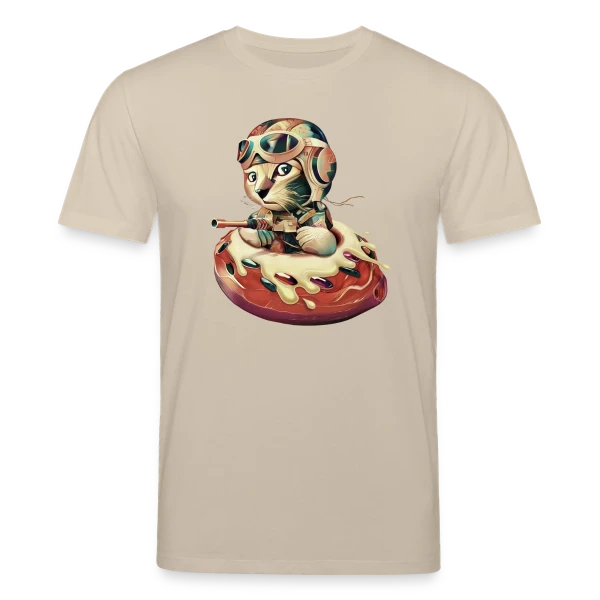 Maquette de T-shirt bio CREATOR Stanley/Stella Unisexe « Donut Fighter » à personnaliser