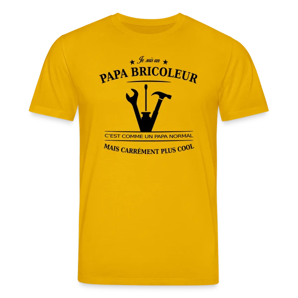 Papa Bricoleur: Le Roi du Bricolage sur T-shirt bio CREATOR Stanley/Stella Unisexe