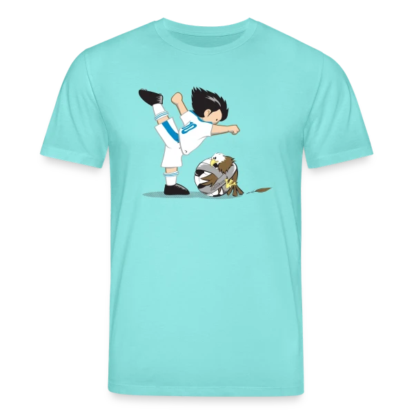 Maquette de T-shirt bio CREATOR Stanley/Stella Unisexe « Le Tir Précis de l'Aigle » à personnaliser