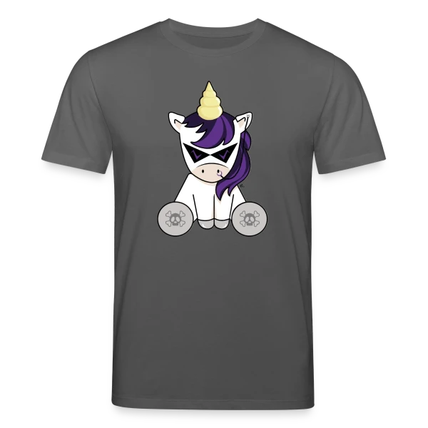 Maquette de T-shirt bio CREATOR Stanley/Stella Unisexe « Licorne Grunge : Rebelle et Mystérieuse » à personnaliser