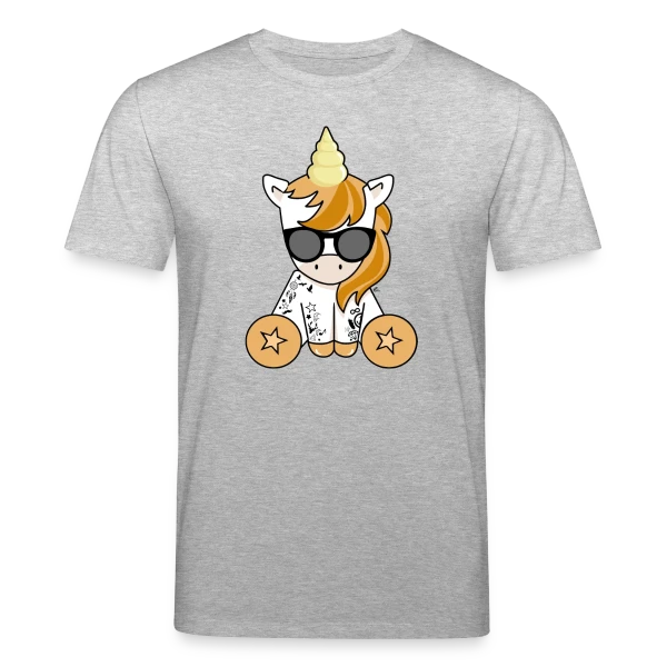 Maquette de T-shirt bio CREATOR Stanley/Stella Unisexe « Licorne Hipster Stylée » à personnaliser
