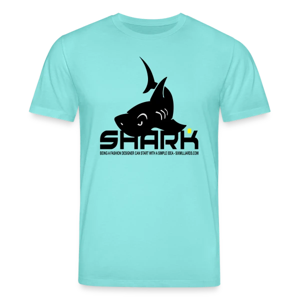 Maquette de T-shirt bio CREATOR Stanley/Stella Unisexe « Le Requin du Poker » à personnaliser