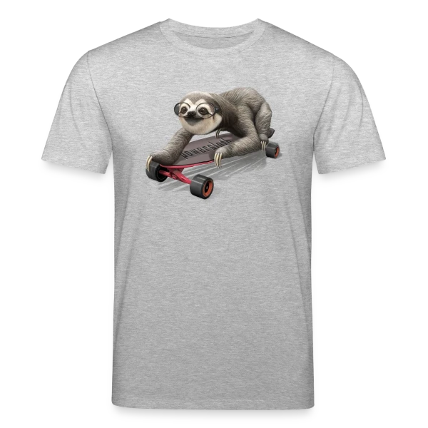 Maquette de T-shirt bio CREATOR Stanley/Stella Unisexe « Paresseux Skateur Stylé » à personnaliser