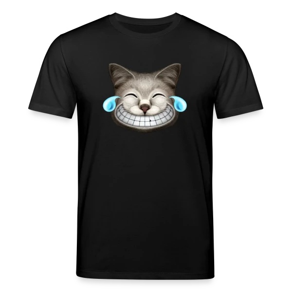 Maquette de T-shirt bio CREATOR Stanley/Stella Unisexe « Chat Hilarant Explosion Rires » à personnaliser
