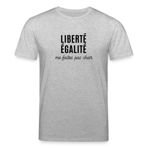 Maquette de T-shirt bio CREATOR Stanley/Stella Unisexe « Patience Zéro : L'Expression Qui Pique » à personnaliser