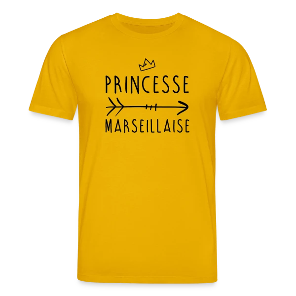 Maquette de T-shirt bio CREATOR Stanley/Stella Unisexe « Princesse Marseillaise » à personnaliser