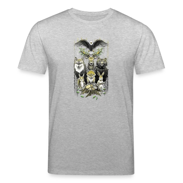 Maquette de T-shirt bio CREATOR Stanley/Stella Unisexe « Esprits Sylvestres: Vengeance Forestière » à personnaliser