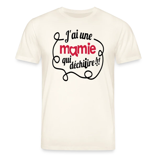 Maquette de T-shirt bio CREATOR Stanley/Stella Unisexe « 'Ma Mamie Déchire !' : Cadeau Original pour Super Grand-mère » à personnaliser