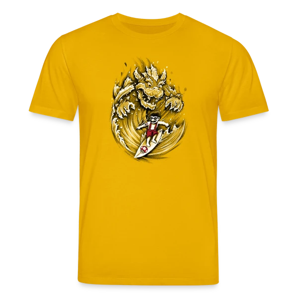 Maquette de T-shirt bio CREATOR Stanley/Stella Unisexe « Mario, le Surfeur de Bowser » à personnaliser