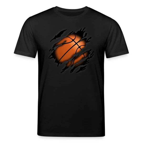 Maquette de T-shirt bio CREATOR Stanley/Stella Unisexe « Le Basketball en Moi - Esprit Sportif » à personnaliser