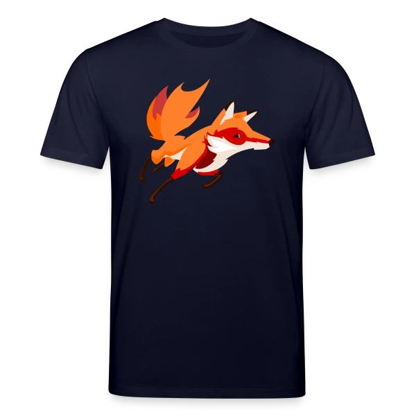 Maquette de T-shirt bio CREATOR Stanley/Stella Unisexe « Renard Vif et Stylisé » à personnaliser