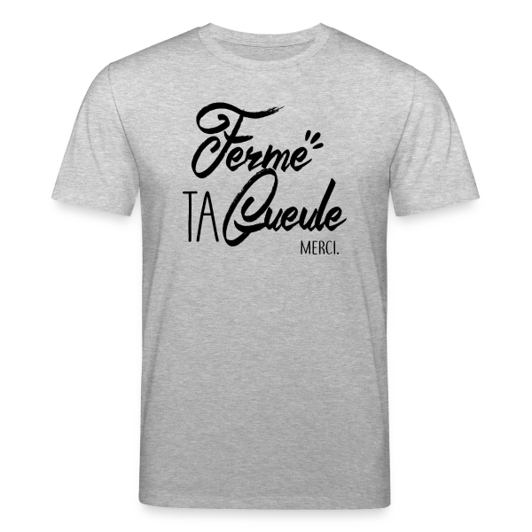 Maquette de T-shirt bio CREATOR Stanley/Stella Unisexe « Humour : Chut ! Message Subtil » à personnaliser