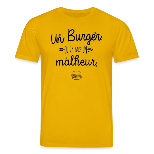 L'Empereur du Burger sur T-shirt bio CREATOR Stanley/Stella Unisexe