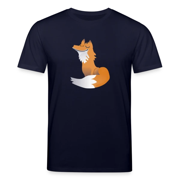 Maquette de T-shirt bio CREATOR Stanley/Stella Unisexe « Renard Zen Élégant » à personnaliser