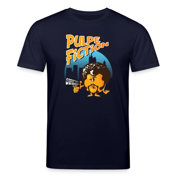 Maquette de T-shirt bio CREATOR Stanley/Stella Unisexe « Pulp Fiction Réinterprété : L'Hommage Culte » à personnaliser