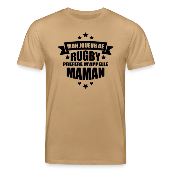 Maquette de Mon Joueur de Rugby Préféré M'appelle Maman à personnaliser