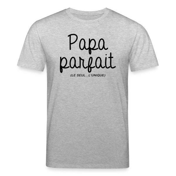 Maquette de T-shirt bio CREATOR Stanley/Stella Unisexe « Papa Parfait » à personnaliser