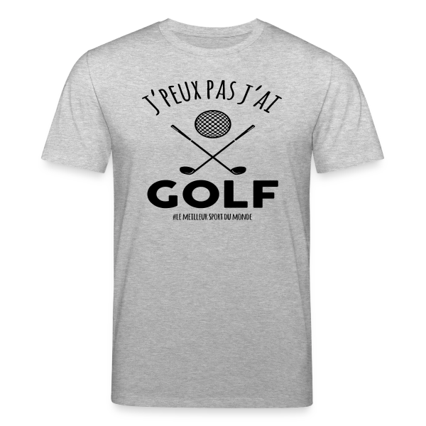 Maquette de J'peux pas, j'ai golf ! - Le T-shirt humour pour golfeurs à personnaliser