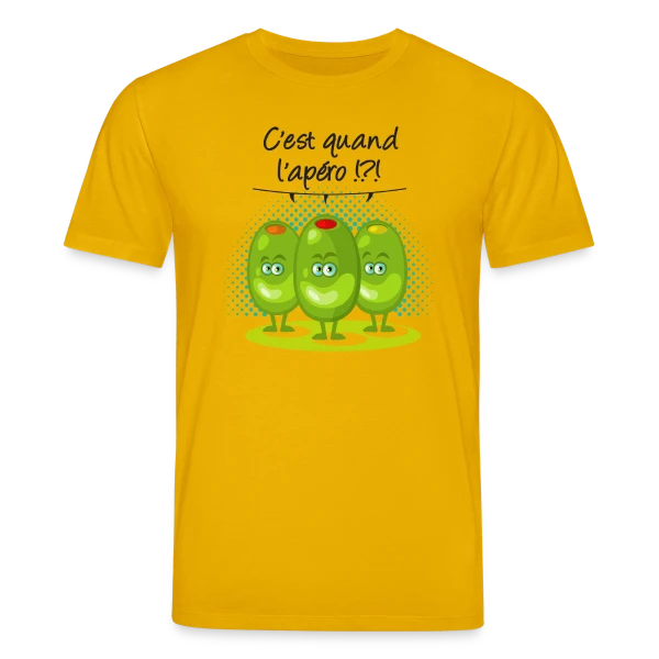 Apéro Time : L'heure Sacrée de la Détente sur T-shirt bio CREATOR Stanley/Stella Unisexe
