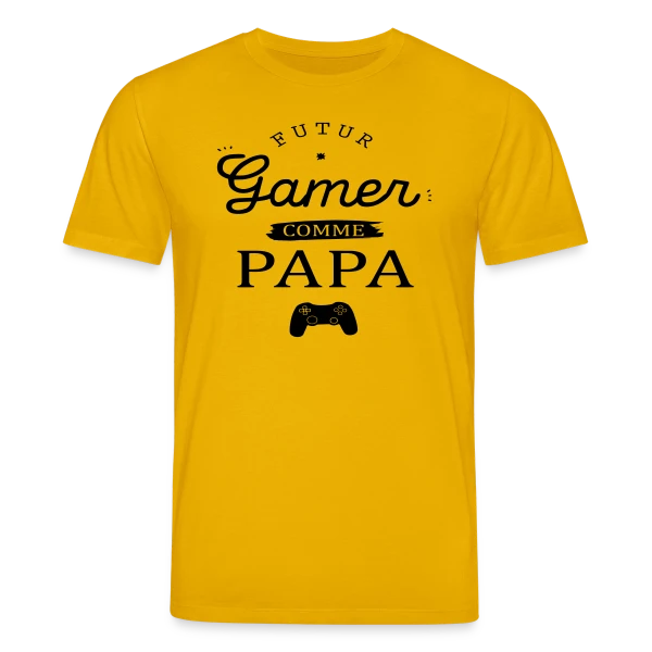 Maquette de 'Futur Gamer comme Papa' - Humour Père & Enfant à personnaliser