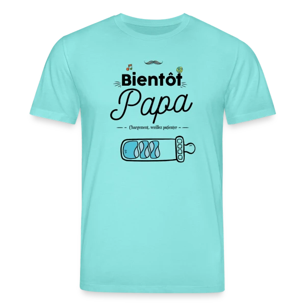 Maquette de Bientôt Papa : Humour et Annonce Naissance à personnaliser