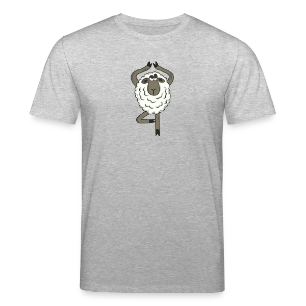 Maquette de T-shirt bio CREATOR Stanley/Stella Unisexe « Mouton Yoga Zen » à personnaliser