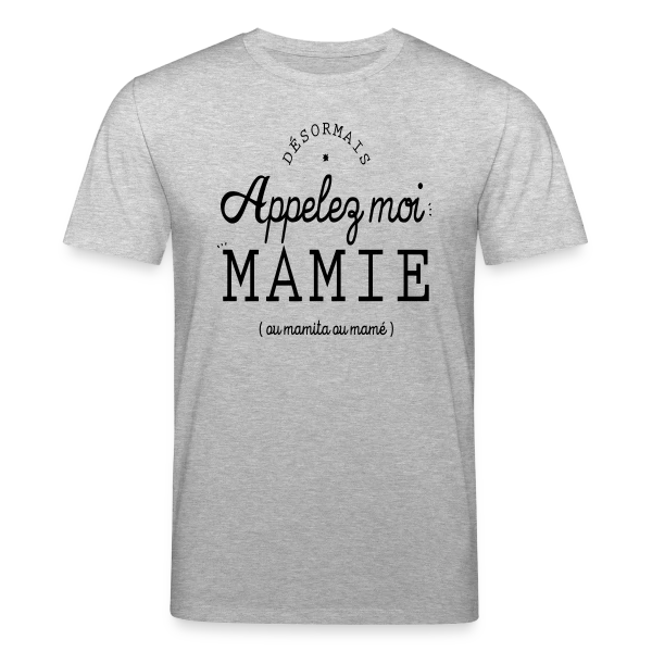 Maquette de T-shirt bio CREATOR Stanley/Stella Unisexe « Moi, Nouvelle Mamie ! » à personnaliser