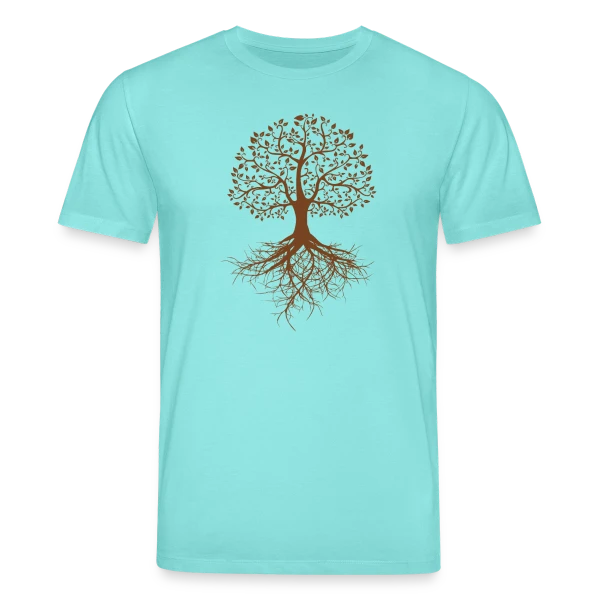 Maquette de T-shirt bio CREATOR Stanley/Stella Unisexe « Arbre de Vie Racines Profondes » à personnaliser