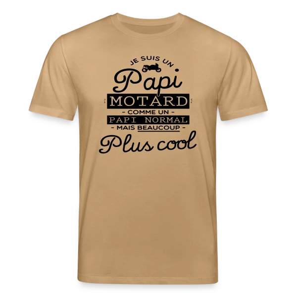 Maquette de Papi Motard : Le Grand-Père le Plus Cool du Monde à personnaliser