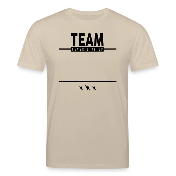 Maquette de T-shirt bio CREATOR Stanley/Stella Unisexe « Équipe Personnalisable : Créez Votre Identité ! » à personnaliser