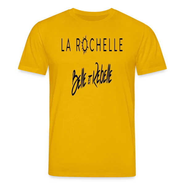 Maquette de T-shirt bio CREATOR Stanley/Stella Unisexe « La Rochelle, Belle et Rebelle » à personnaliser