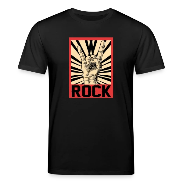 Maquette de T-shirt bio CREATOR Stanley/Stella Unisexe « Simplement Rock » à personnaliser