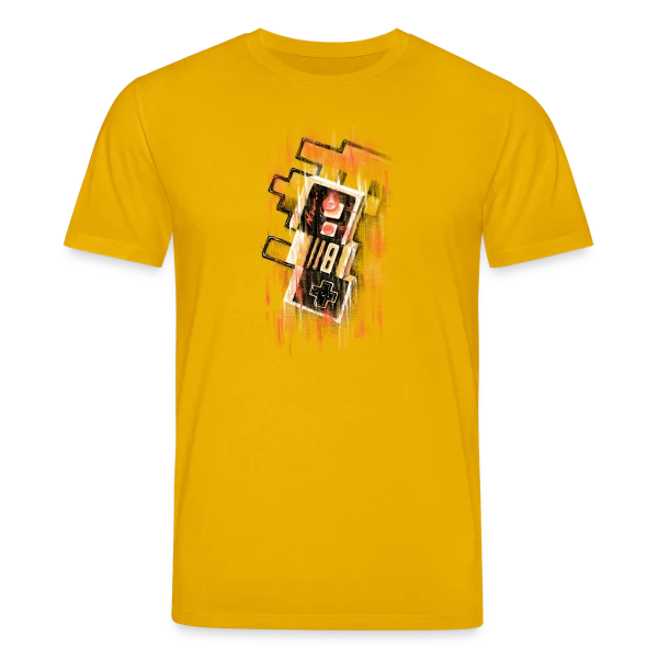 Maquette de T-shirt bio CREATOR Stanley/Stella Unisexe « Manette Rétro Floue NES » à personnaliser