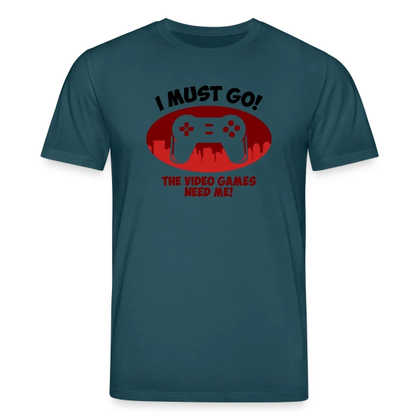 Maquette de T-shirt bio CREATOR Stanley/Stella Unisexe « Totalement Gaming ! » à personnaliser