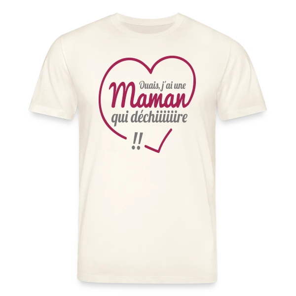 Maquette de T-shirt bio CREATOR Stanley/Stella Unisexe « Maman qui Déchire » à personnaliser