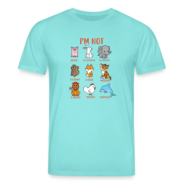 Maquette de T-shirt bio CREATOR Stanley/Stella Unisexe « Animaux Mignons Protection » à personnaliser